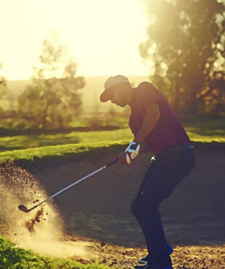 How to play greenside bunker shots Master Golf